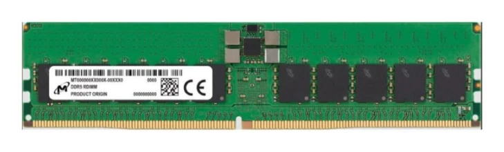 Micron 64GB DDR5 5600MHz ECC Reg Memory RAM