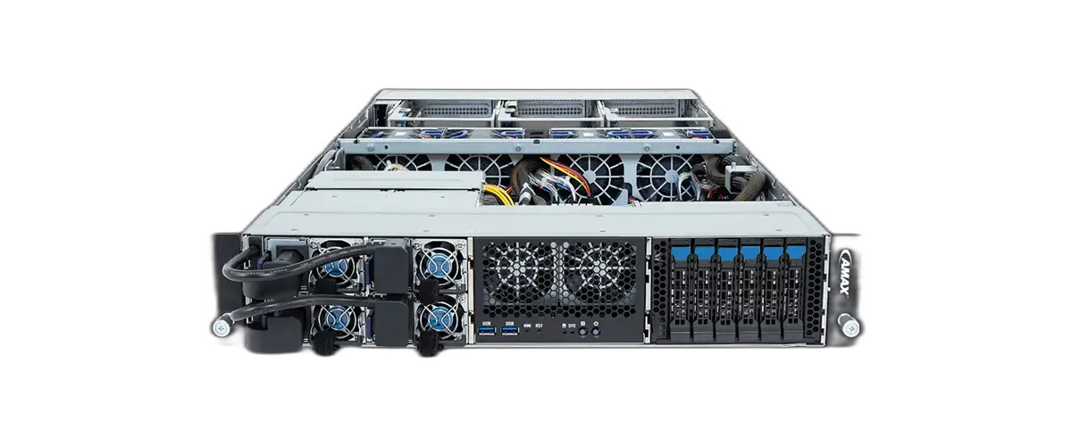 AMAX AceleMax AXG-2164IB 2U 4x PCIe GPU MGX AI Server