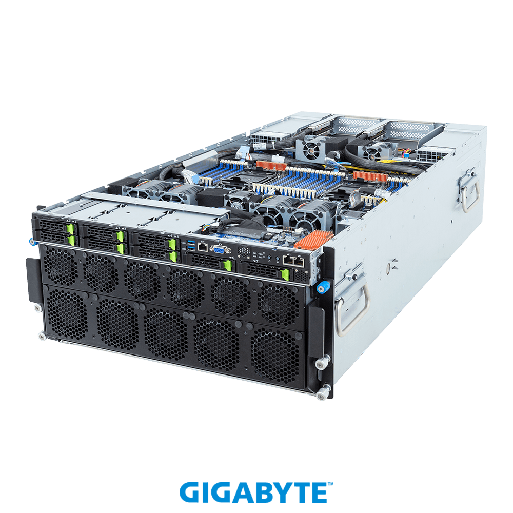 GIGABYTE G593-SD2-AAX1 HGX H100 8-GPU AI Server