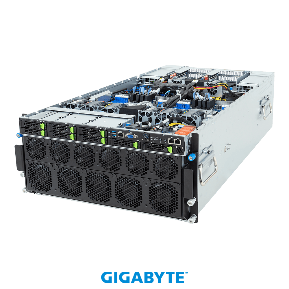 Gigabyte G593-ZD1-AAX3 HPC/AI Server (NVIDIA HGX H200, 8-GPU)