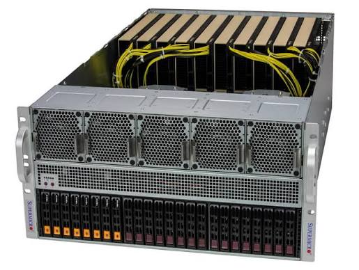 Supermicro SYS-521GE-TNRT 5U PCIe GPU Server up to 10 GPU